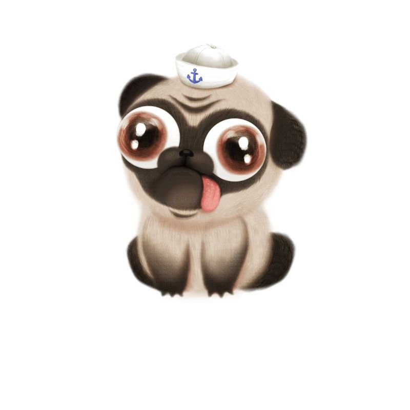 Mignonnette Tshirt comme cadeau pour les fans de Pug