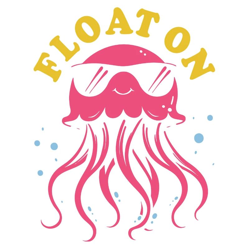 Float on, Qualle mit Tentakeln, Meeresbewohner