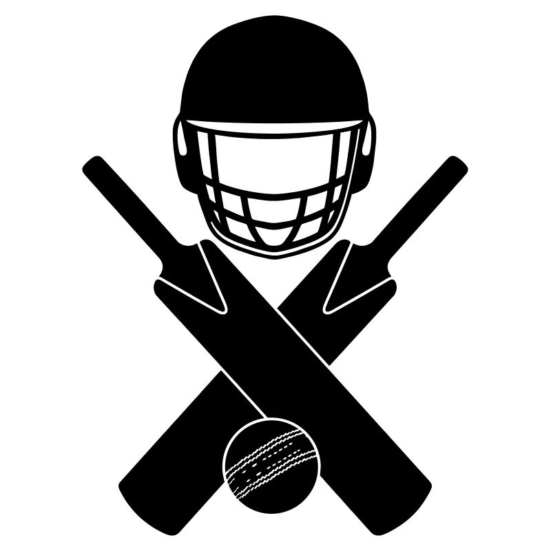 Image d’ombre du logo de cricket