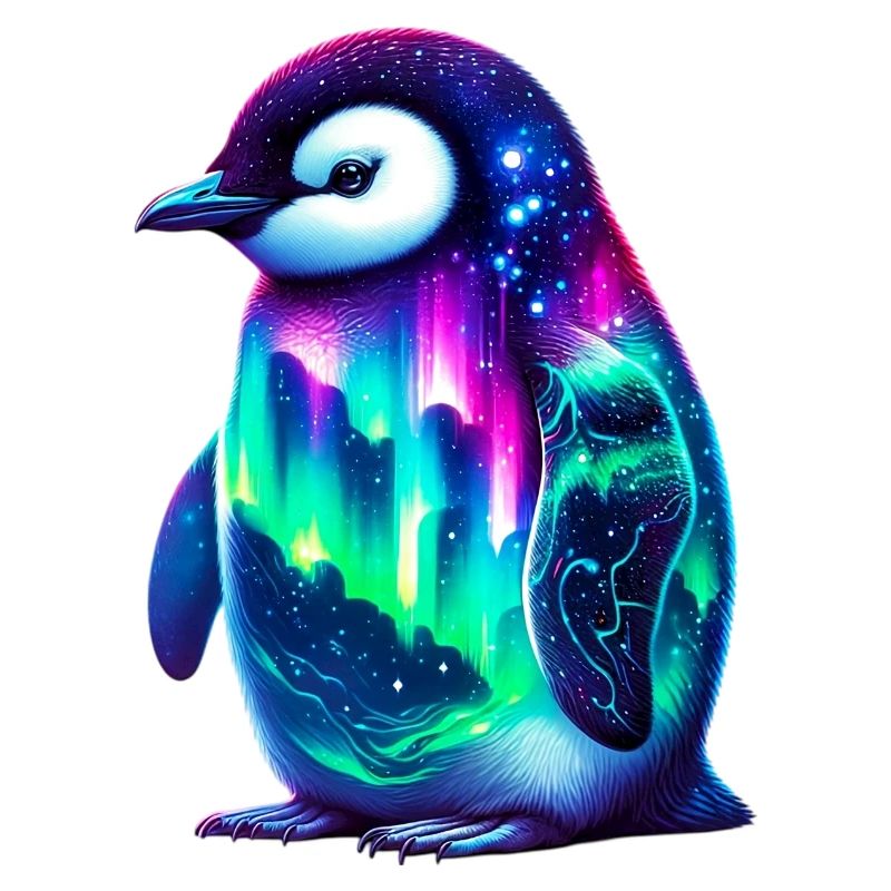 Aurora Borealis Penguin