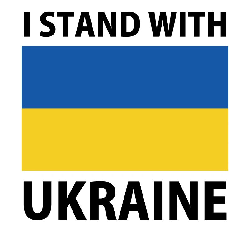 ABLE AVEC LA Déclaration du drapeau de l’UKRAINE