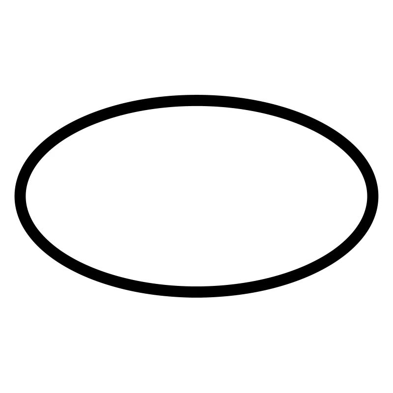 Oval Ovale Symbol Badge Form - Customize it !