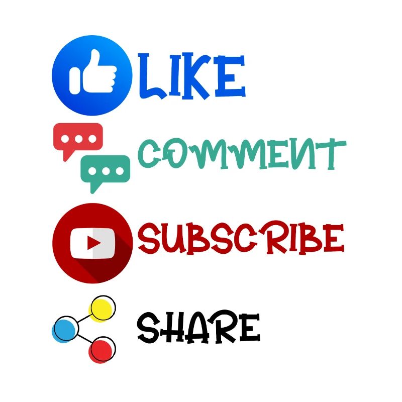 Like Comment Subscribe Share 2