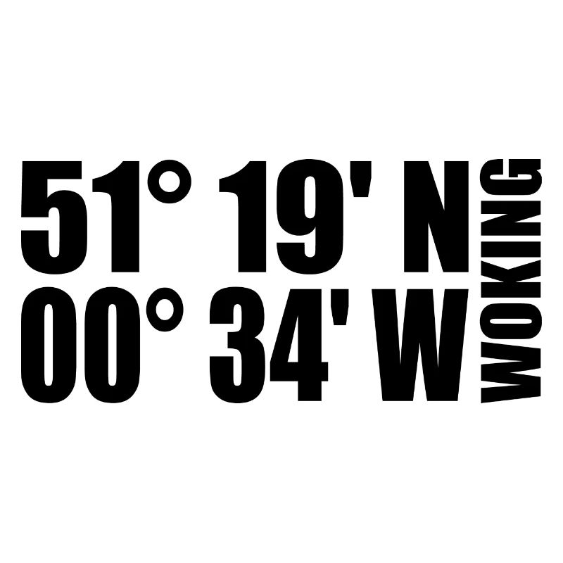 Woking coordinates