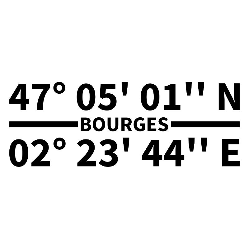 Coordonnées de Bourges