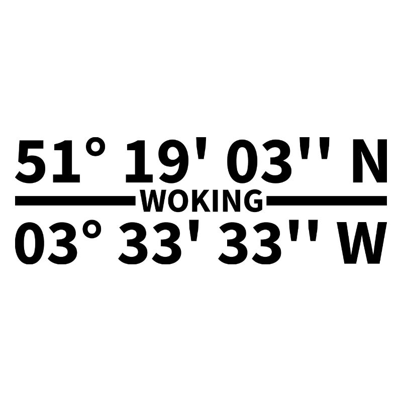 Woking coordinates
