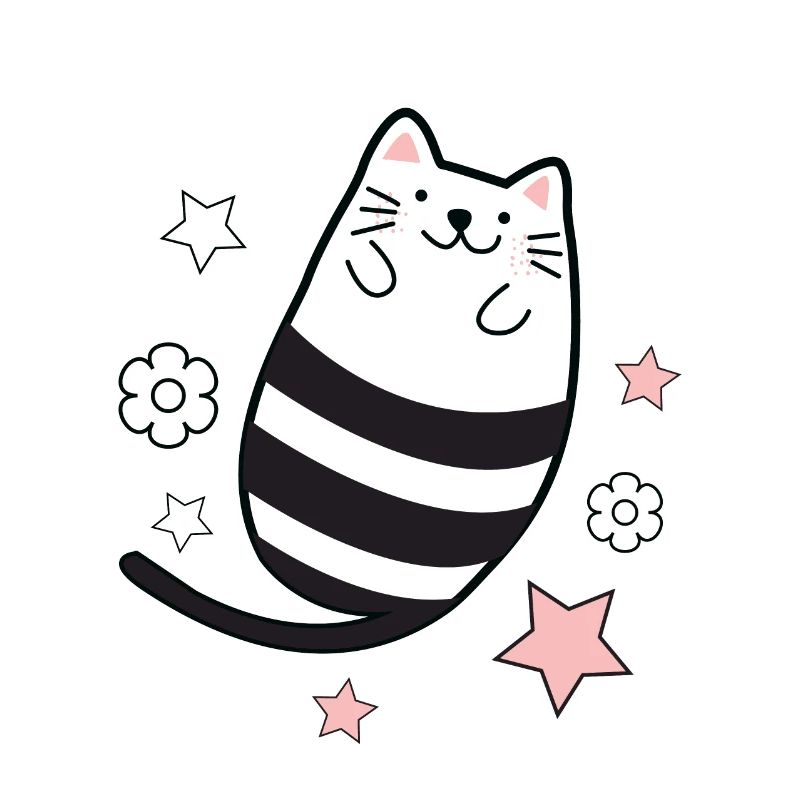 gros chat rêveur chaton chat kitty gueule de bois