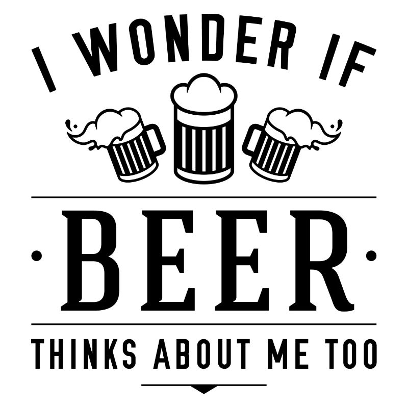 Je me demande si la bière pense aussi à moi