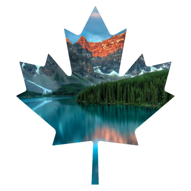 Canada dans la feuille d'érable
