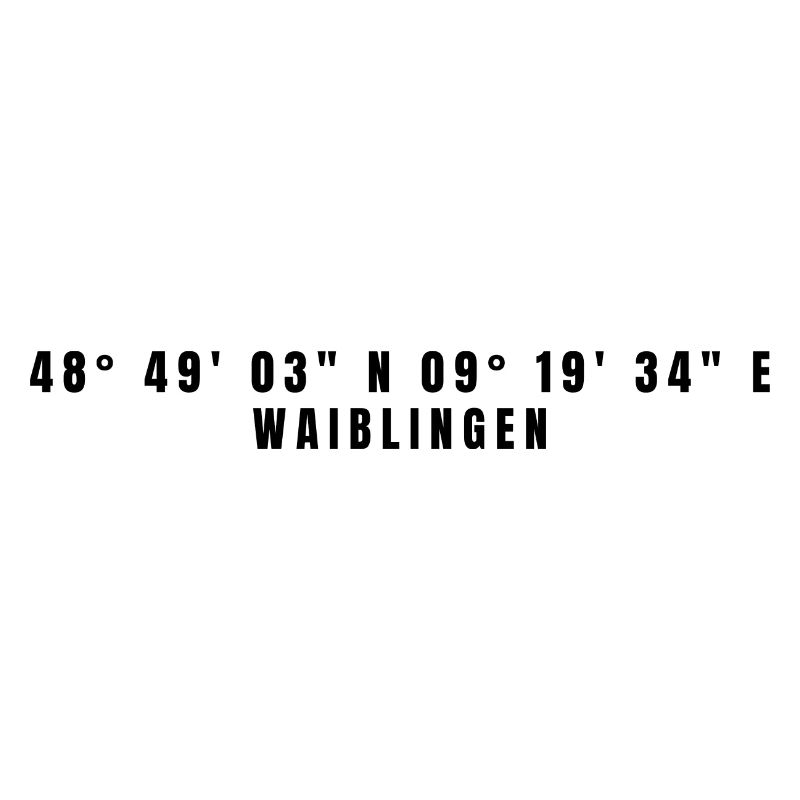 Waiblingen Baden-Wurttemberg Coordinates