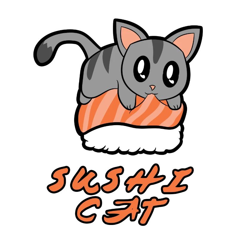 chat de sushi doux