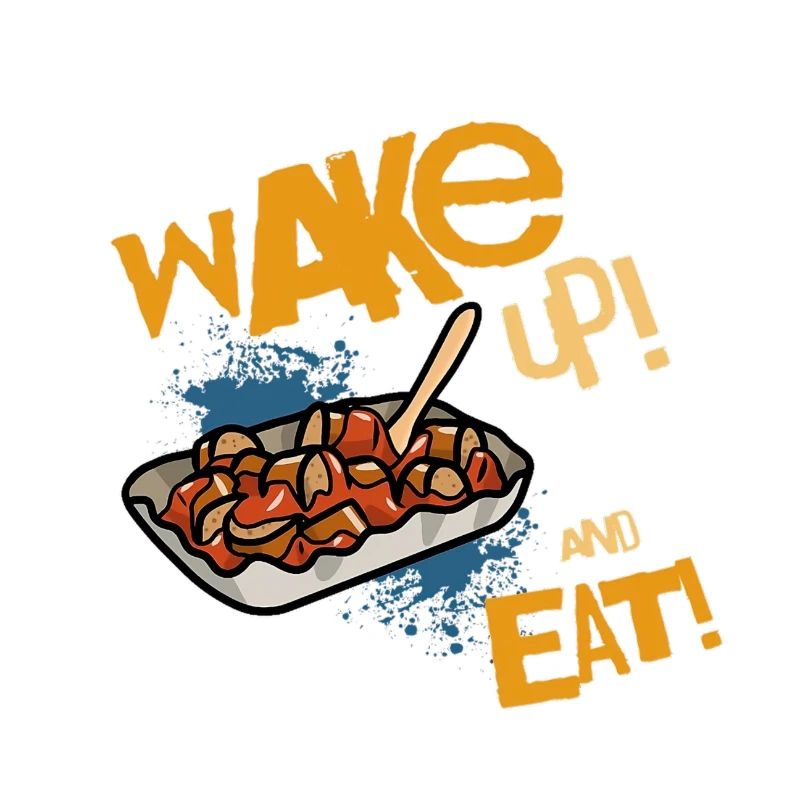 Wake Up And Eat Bratwurst Currywurst