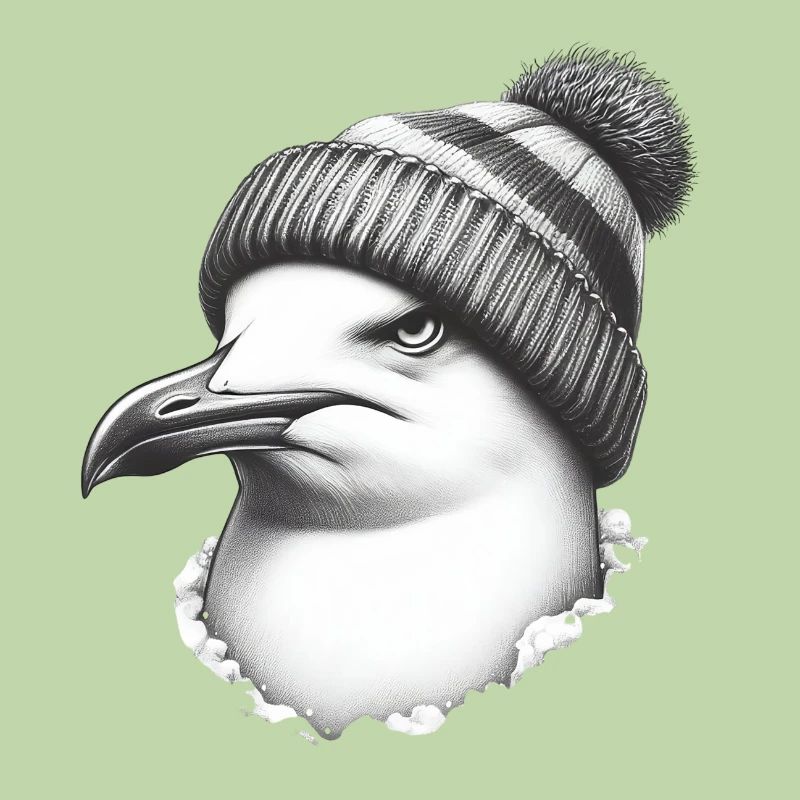Finally Monday again - Moin Seagull with Beanie Hat