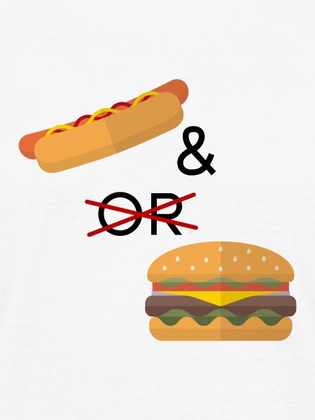 Hotdog oder Burger