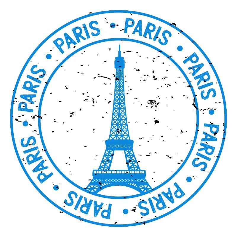 Paris emblem Eiffel tower