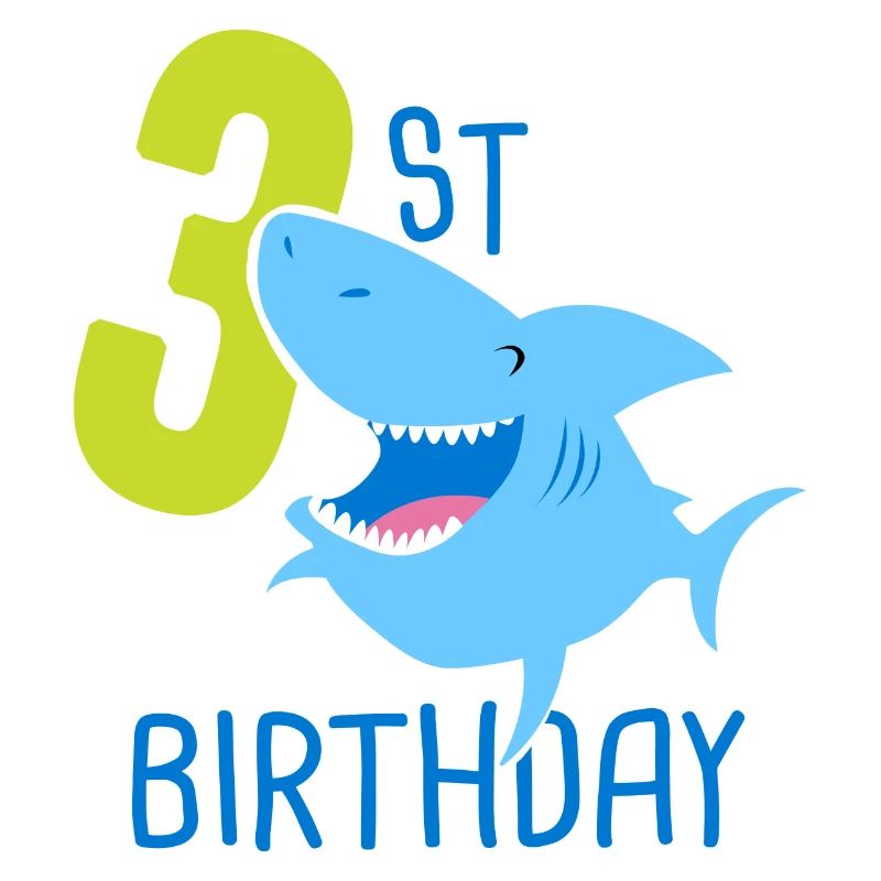 3e anniversaire garçon 3ans requin