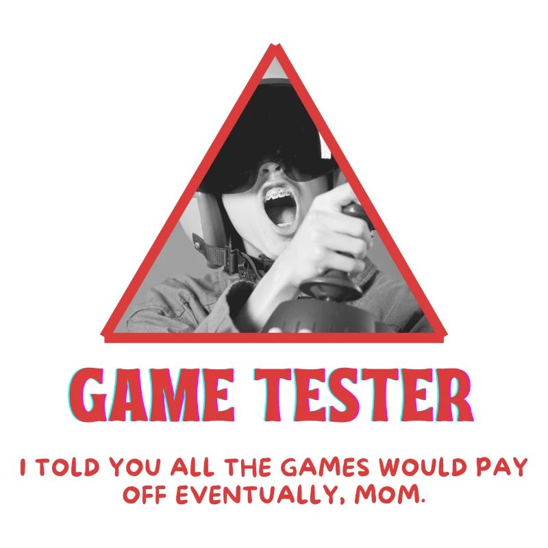 Game Tester Lustig Spruch Gaming