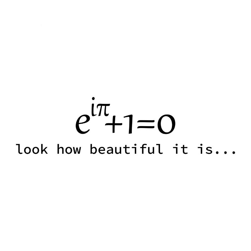 Euler's formula look how beautiful math gift