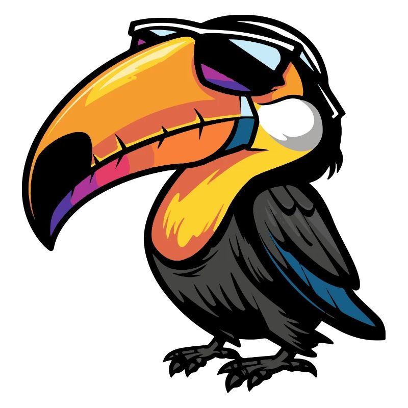 Toucan Bird Comic Cool