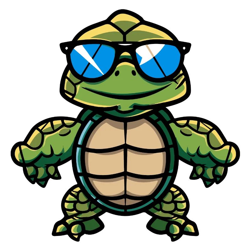 Turtle Comic Cool