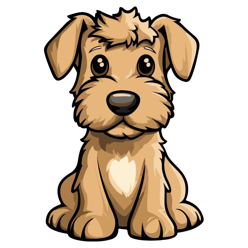 Airedale Terrier Chien Comique Bébé