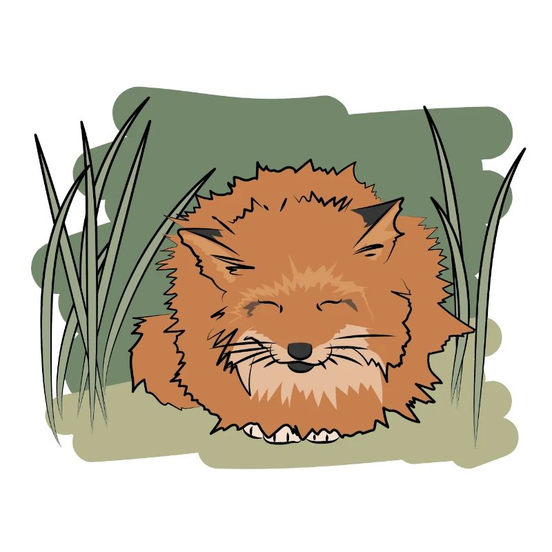 Conception d’illustration « Fox Kisses »