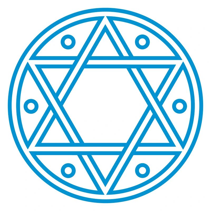 ✡ Hexagram, Magic, Merkaba, David Star, Solomon