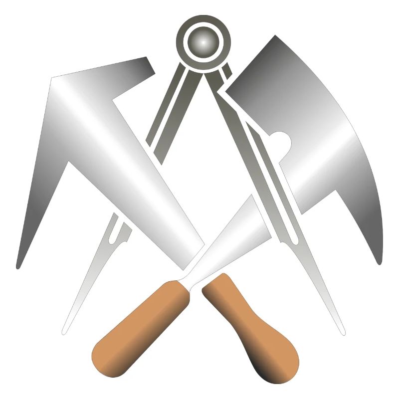 Marque d’artisan, couvreur sans écriture, logo