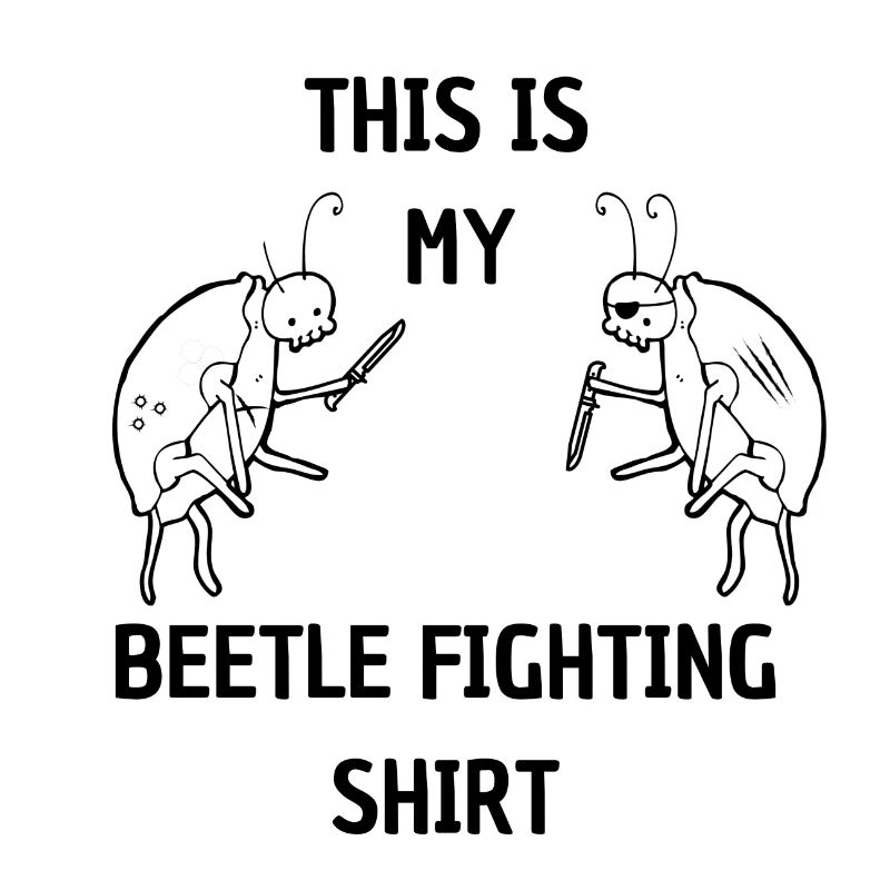 C’est ma chemise de combat de coléoptères