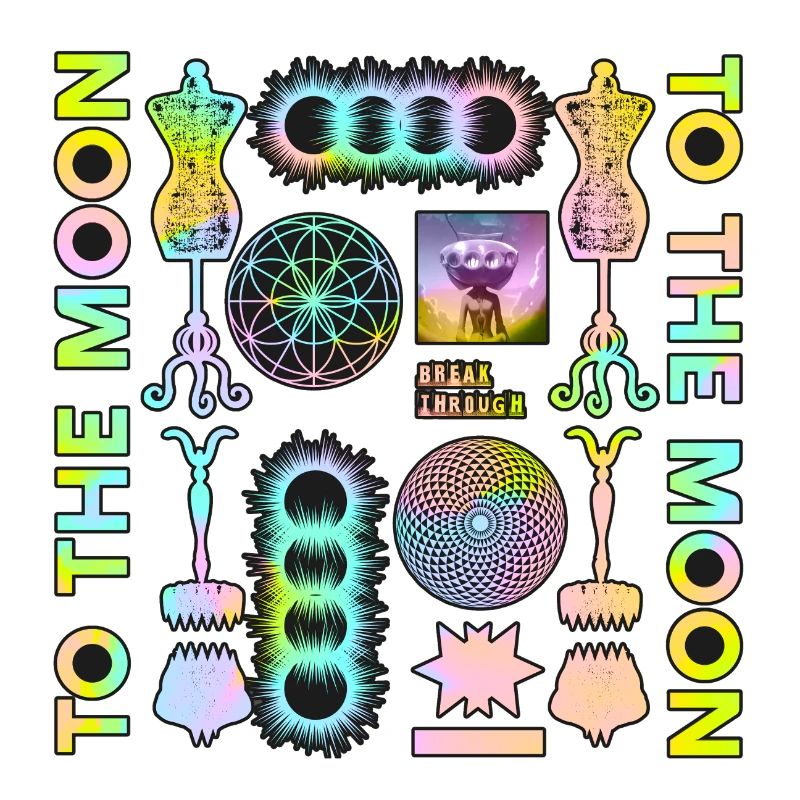 Vers la Lune - Crypto Dicton - Rainbow Optik