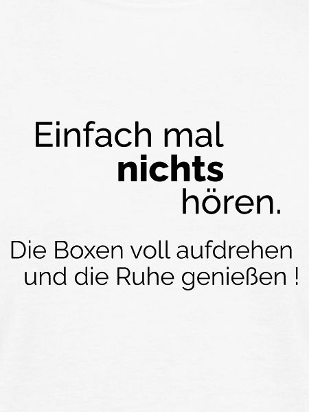 Nichts hören