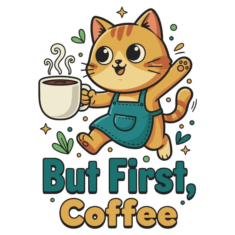 Coffee First Cat