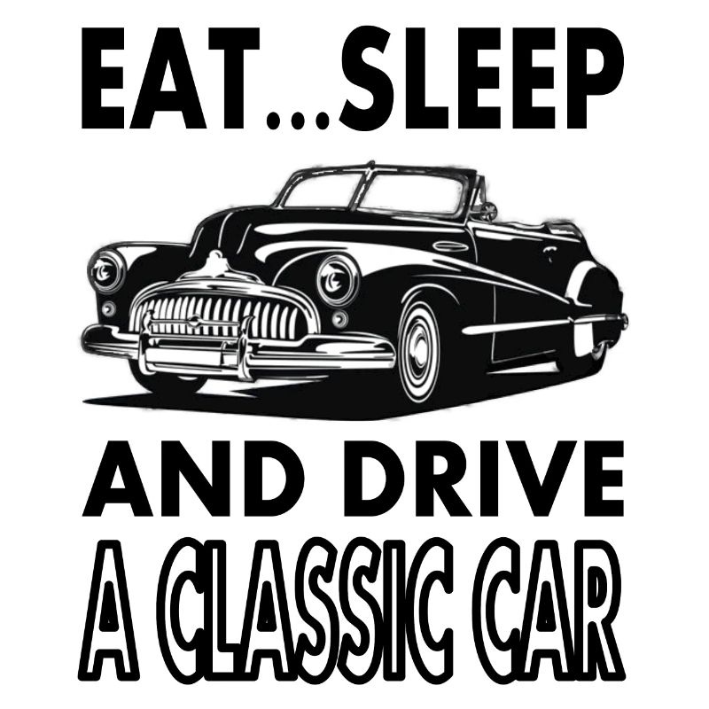 classic car Oldtimer cooles Auto Turbo Geschenk