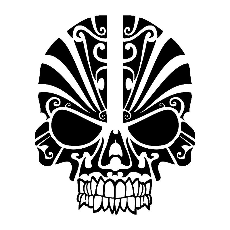 Skull pattern Maori