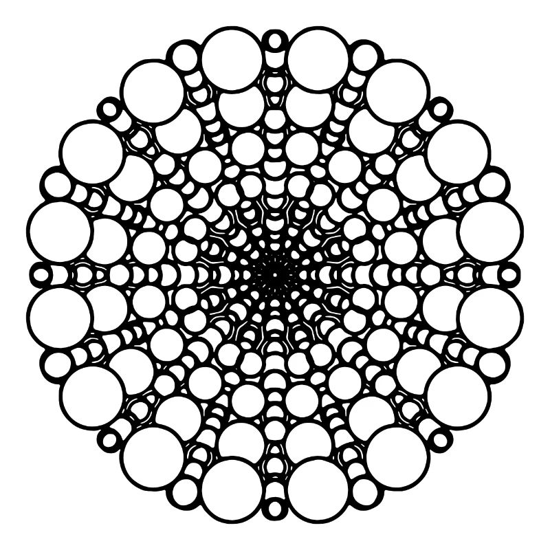 Geometric Mandala Circles Round Pattern Shape