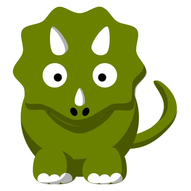 Dinosaurier Comic Triceratops