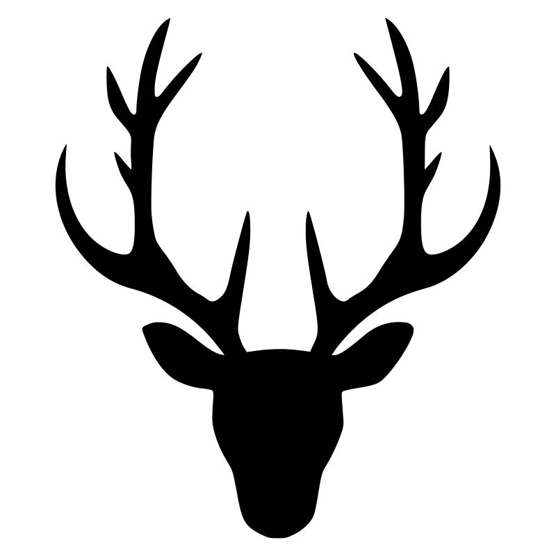 Hirsch Geweih Kopf Vektor