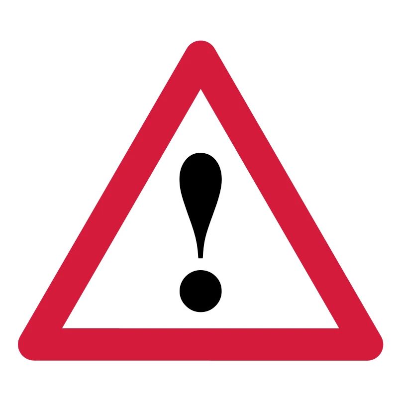 Schild Ausrufezeichen