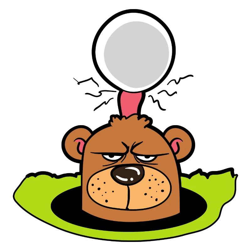 Gopher Golfball Golf Golfer Golfspieler Golfplatz