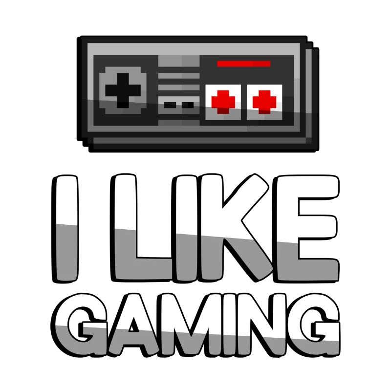 I LIKE GAMING + NES Controller - Gaming
