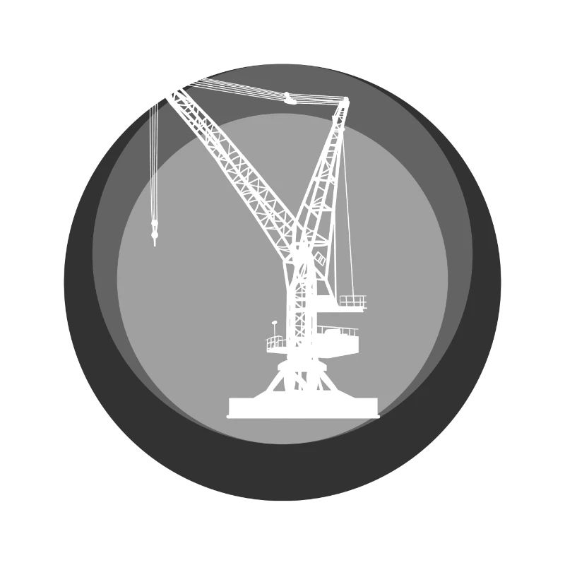 Grue Construction de maison d’ouvrier de la construction