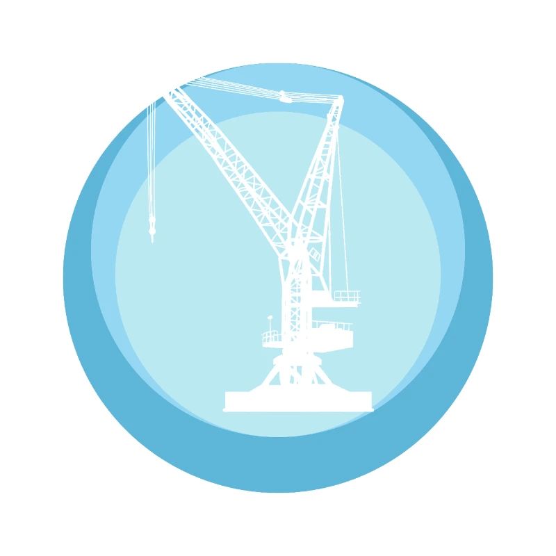 Crane construction site