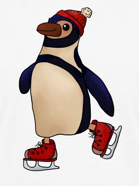 Schlittschuhpinguin