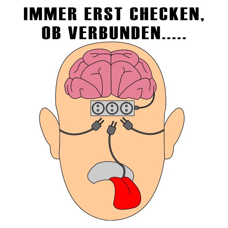 Hjernekontakter Kabelkontroll Slå av