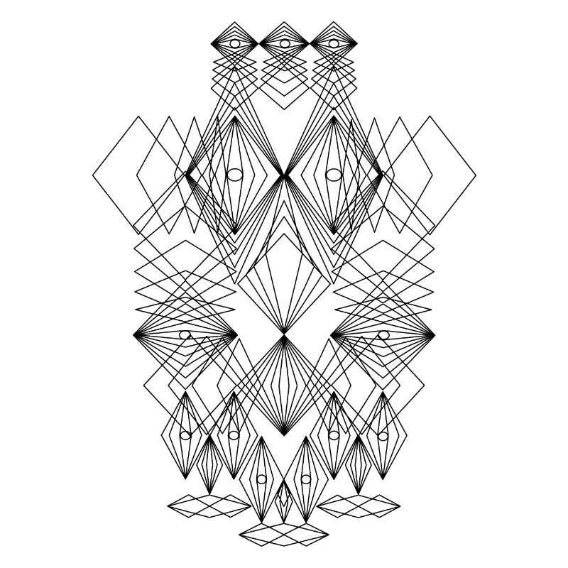 Abstract Faces Drawing Crazy Art