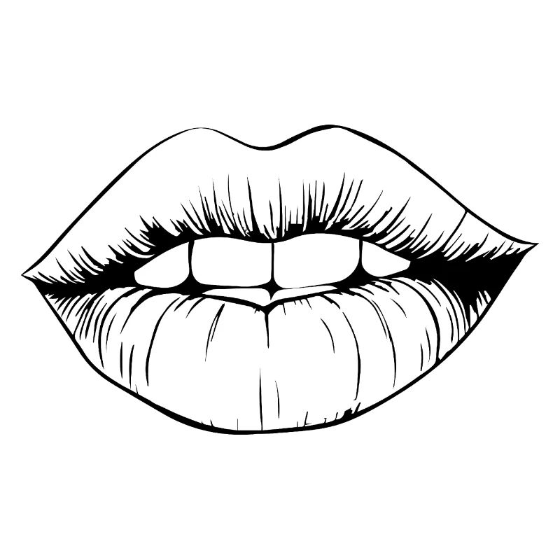 Lèvres, bouche, baisers lèvres
