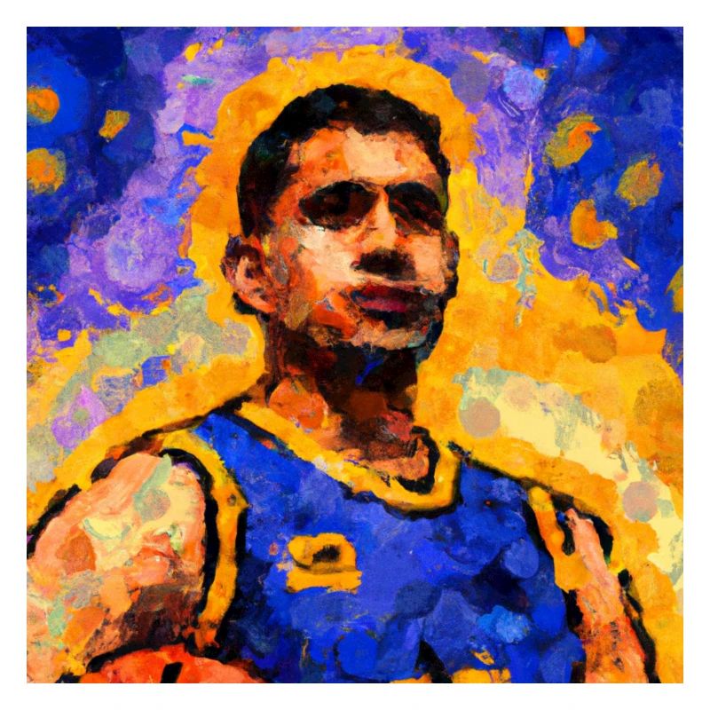 Basketball Malerei