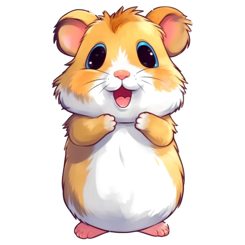 Cute hamster