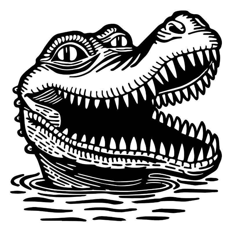Krokodil Alligator