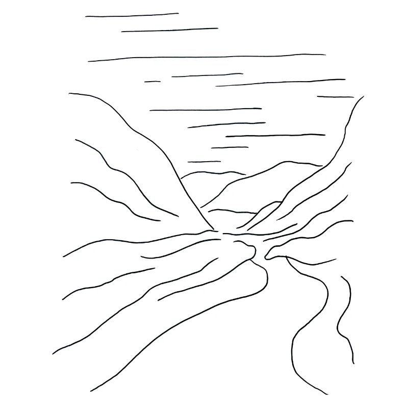 Bergtal mit Fluss
